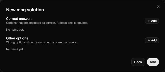 New mcq solution