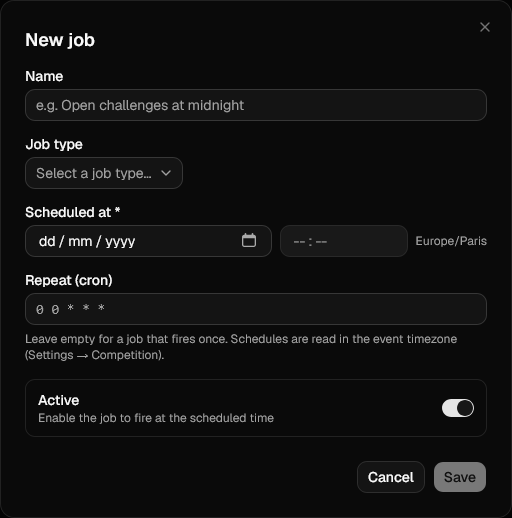 New job